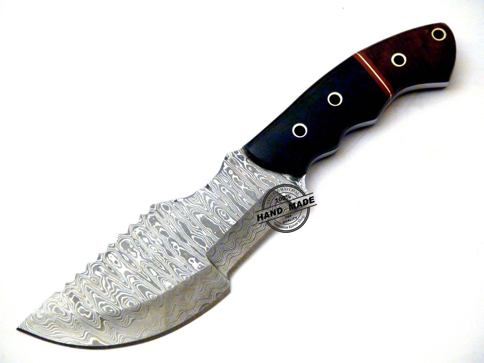 Damascus Tracker Knife 8111