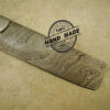 Blank Blade Butchers Cleaver Chef’s Blank Blade Custom Handmade Damascus Steel Kitchen Professional Butchers Blank Blade Knife 1431 - Image 4