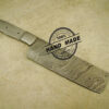 Blank Blade Butchers Cleaver Chef’s Blank Blade Custom Handmade Damascus Steel Kitchen Professional Butchers Blank Blade Knife 1431