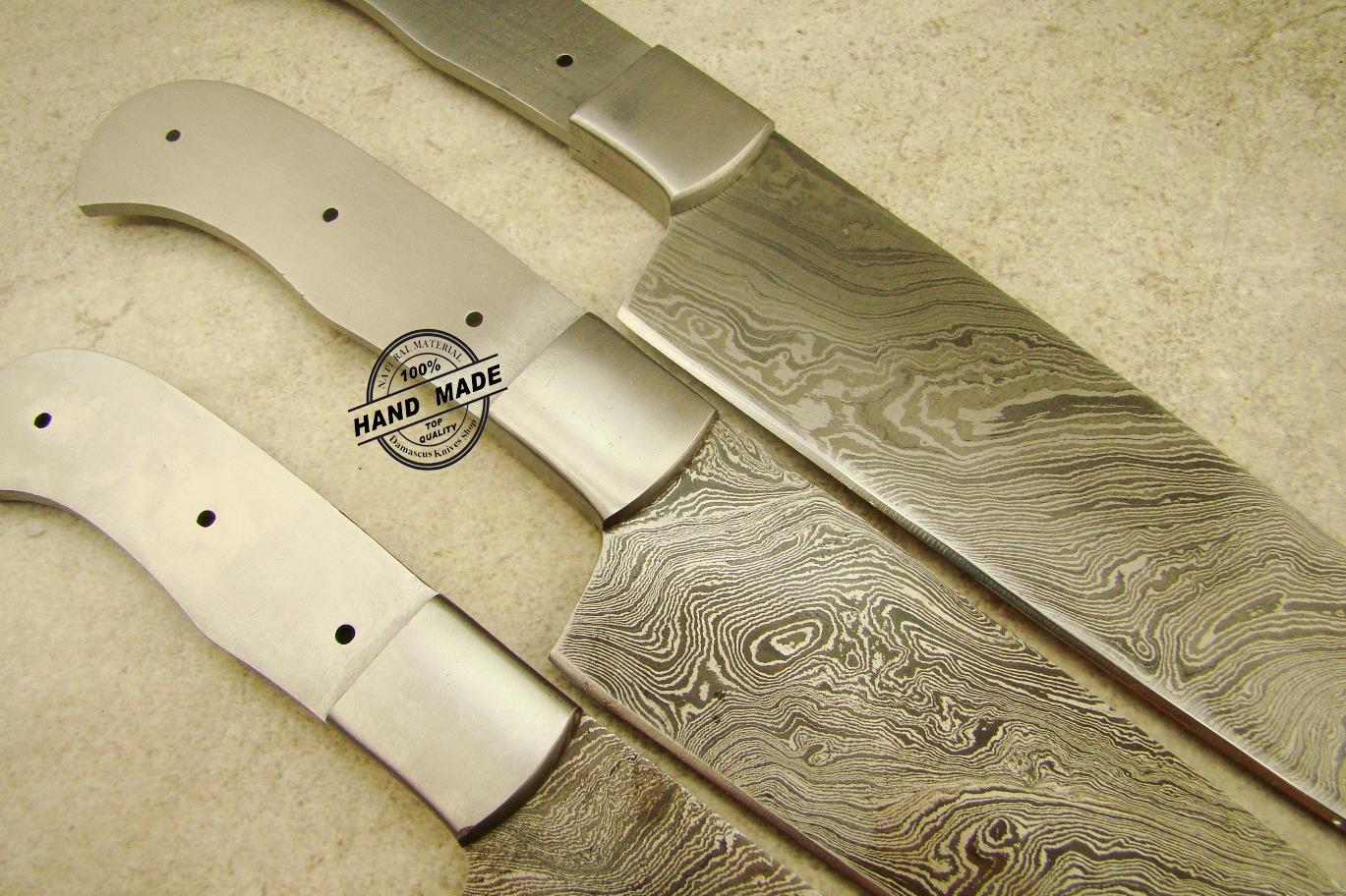 Chef Knife Blank Blade Craft Supplies Home Hobby Knife Making DIY Custom  Knife