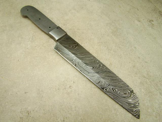 Handmade Pattern Welded Damascus Steel Blade Blank-Leather Cutter Blank-LB6 
