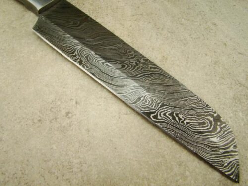 Blank Blade Damascus Chef’s Blank Blade Custom Handmade Damascus Steel Kitchen Knife Professional Chopping Chef Knife Blank Knife-making 1433 - Image 3