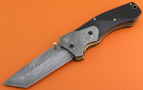 Damascus Folding Knife