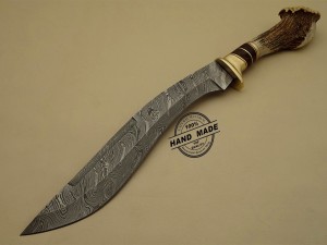 Damascus Kukuri Knives
