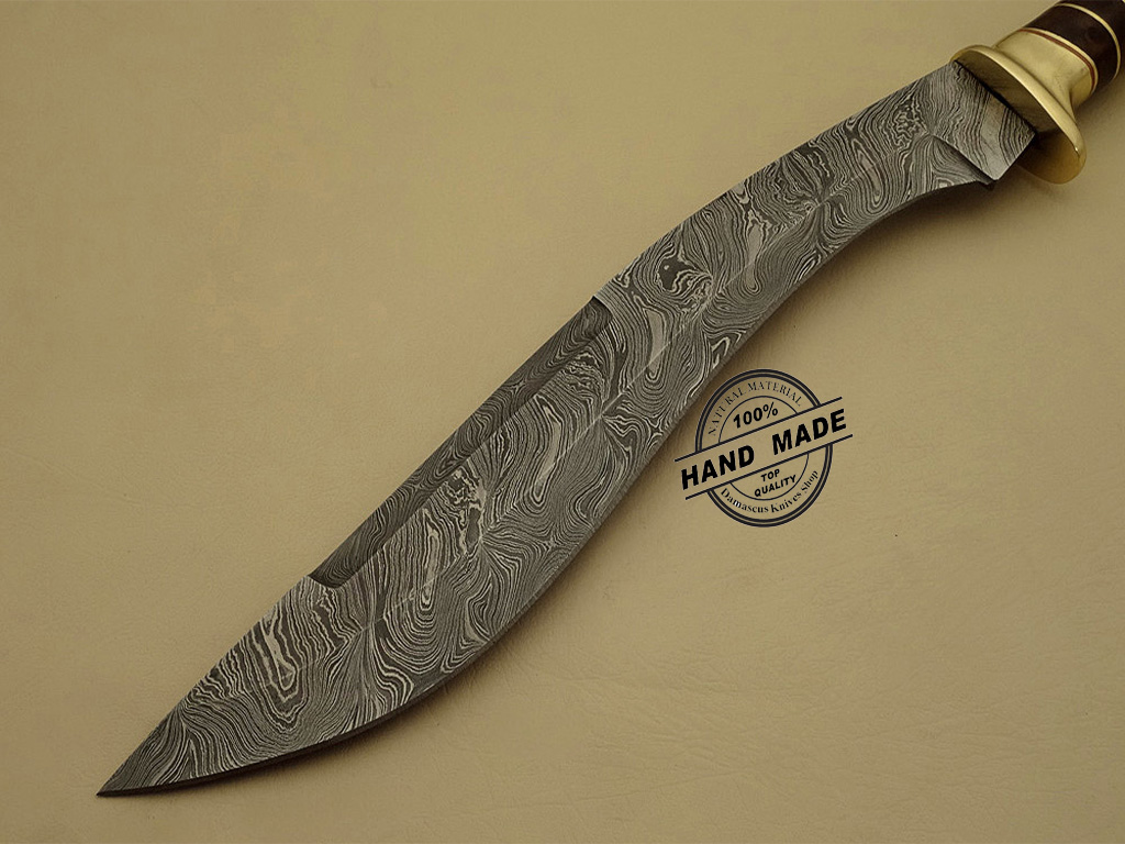 Damascus Hunting Knife 021255