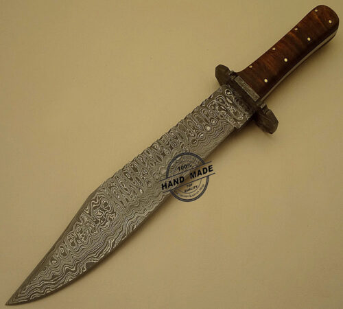 Damascus Bowie Knife