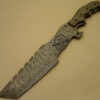 Full Damascus Tracker Knife Custom Handmade Damascus Steel Beautiful Hunting Professional Tracker Knife With Leather Sheaths 1526