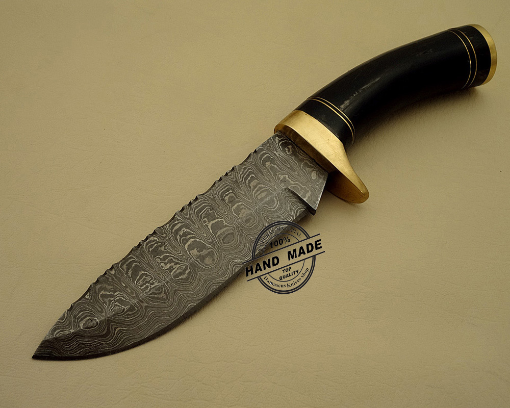 Damascus Hunting Knives 011327