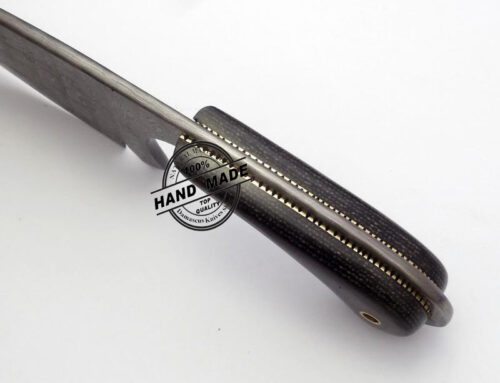 Amazing Damascus Chef’s Skinner Knife Custom Handmade Damascus Steel Beautiful Hunting Knife Best Damascus Chef’s Skinner Knife With Mictra Handle Leather Sheaths 1503 - Image 3