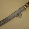 Damascus Tanto Bowie Knife Custom Handmade Damascus Steel Hunting Knife Best Damascus Tanto Bowie Knife With Stag Handle Leather Sheaths 1122