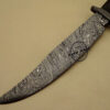 Damascus Hunting Knife Custom Handmade Damascus Steel Best Hunting Knife With Walunt Wood Handle Leather Sheaths 1123 - Image 3