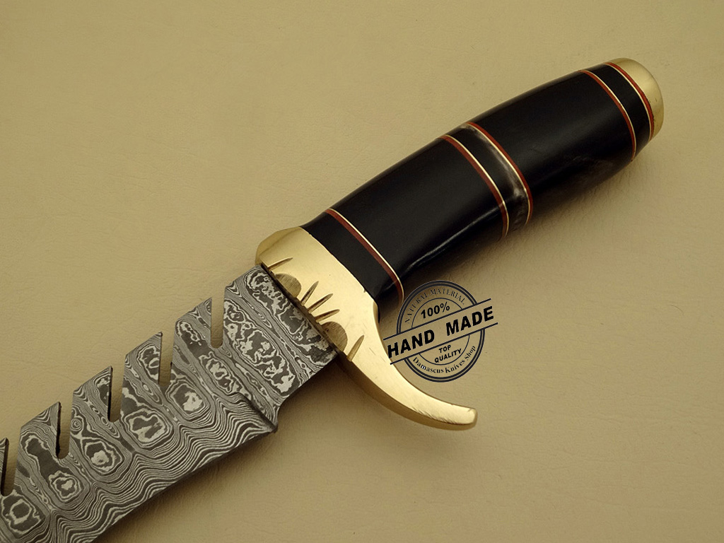 Handmade Damascus Steel Steak Knives Set - %Bowie Knife Shop%