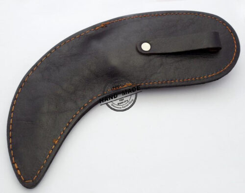 Damascus Karambit Hunting Double Edge Custom Handmade Damascus Steel Hunting Karambit Knife Full Tang Damascus With Mictra Wood Handle Leather Sheaths 1704 - Image 5