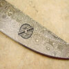 Blank Blade Damascus Tactical Skinner Blank Blade Knife Custom Handmade Damascus Steel Professional Hunting Knife Full Tang Damascus Tactical Skinner Blank Blade 1415 - Image 3