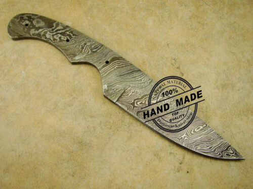 Blank Blade Best Damascus Skinner Knife Blank Blade Custom Handmade Damascus Steel Professional Hunting Knife Full Tang Damascus Skinner Blank Blade 1414