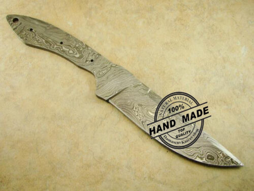Blank Blade Damascus Chef’s Skinner Sharp Blank Blade Knife Custom Handmade Damascus Steel Kitchen Chef’s Professional Damascus Skinner Knife Full Tang Damascus 1410