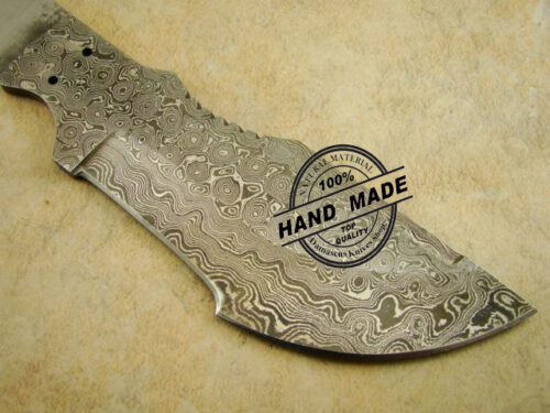 Blank Blade Damascus Survival Tracker Knife Blank Blade Custom Handmade Damascus Steel Hunting Knife Best Tracker Knife With Stainless Steel Handle 1409 - Image 3