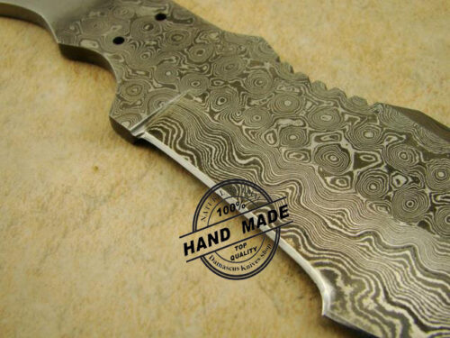 Blank Blade Damascus Survival Tracker Knife Blank Blade Custom Handmade Damascus Steel Hunting Knife Best Tracker Knife With Stainless Steel Handle 1409 - Image 4