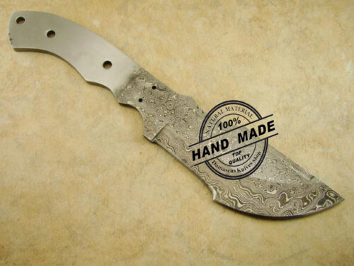 Blank Blade Damascus Survival Tracker Knife Blank Blade Custom Handmade Damascus Steel Hunting Knife Best Tracker Knife With Stainless Steel Handle 1409