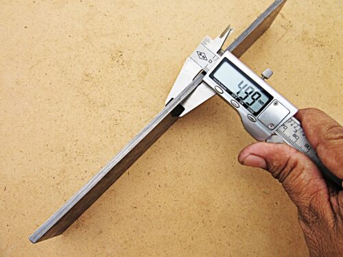 Damascus Billet Raindrop Pattern Making a Knife Damascus Steel - Image 4