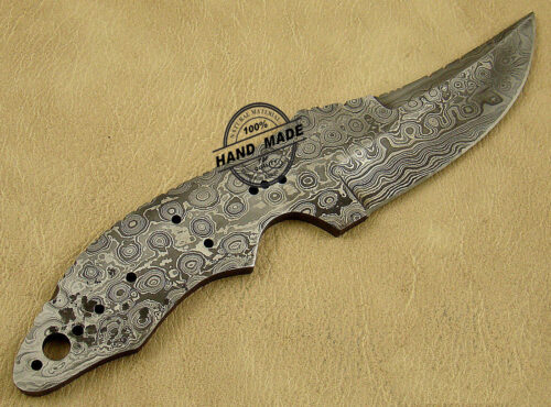 Professional Damascus Skinner Blank Blade Knife Custom Handmade Damascus Steel Hunting Full Tang Damascus Skinner Knife 1467 - Image 5