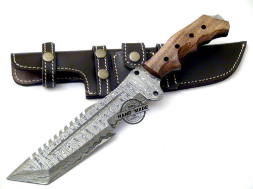 Damascus Tracker Knife