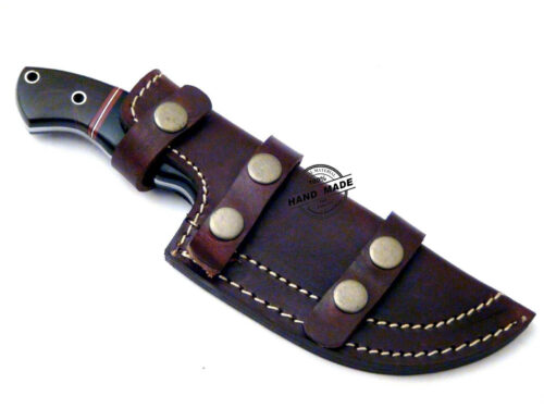 Damascus Tracker Knife Custom Handmade Damascus Steel Knife With Sheaths 1548 - Image 6