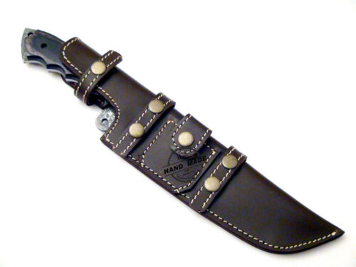 Big Sale Damascus Tracker Knife Custom Handmade Damascus Steel Knife 1551 - Image 7