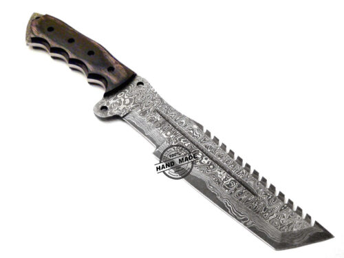 Damascus Tracker Knife