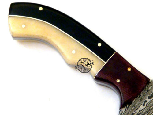 Best Damascus Tracker Knife Custom Handmade Damascus Steel Knife 1550 - Image 5