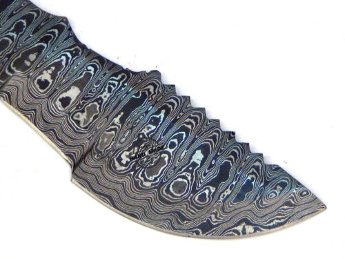 Blank Blade Damascus Tracker Knife