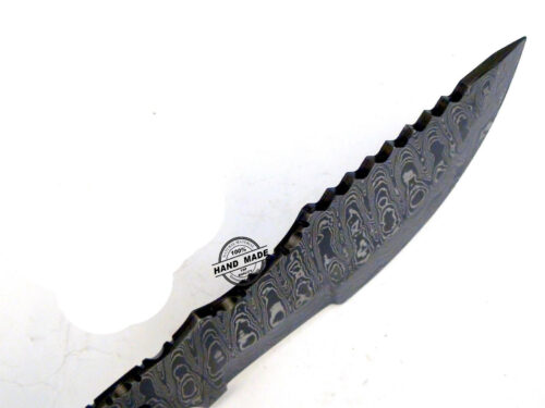 Blank Blade Damascus Tracker Knife