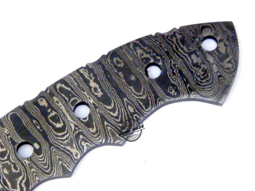 Blank Blade Damascus Tracker Knife