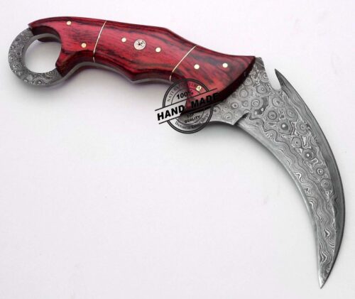 Damascus Karambit Knife