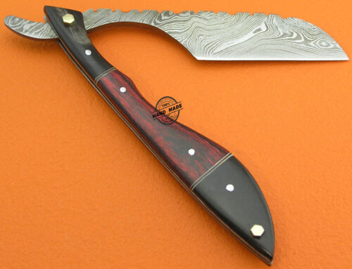 Damascus Razor Knife