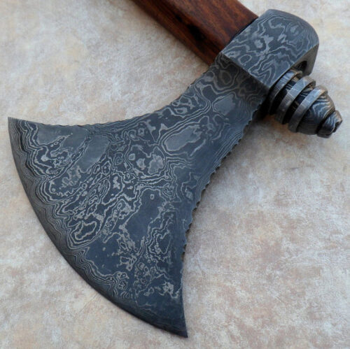 Damascus Steel Solid Axe