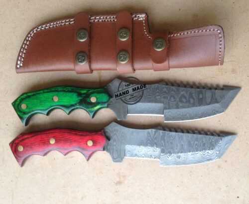 Damascus Tracker Knives