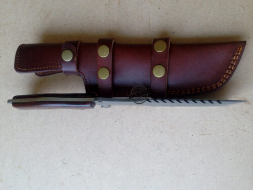 Damascus Tanto Tracker Knife Custom Handmade Damascus Tracker Knife - Image 5