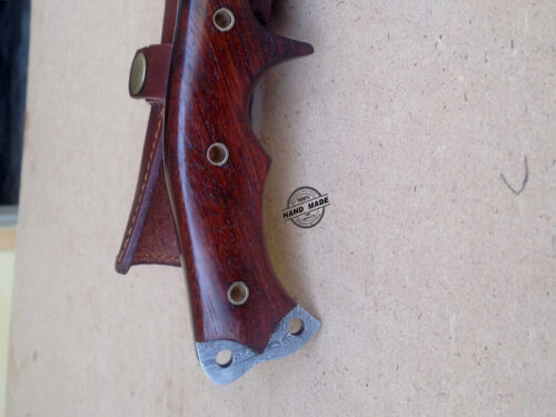 Damascus Tanto Tracker Knife Custom Handmade Damascus Tracker Knife - Image 7
