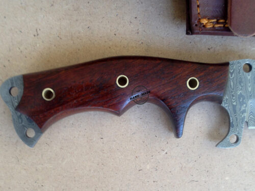 Damascus Tanto Tracker Knife Custom Handmade Damascus Tracker Knife - Image 9