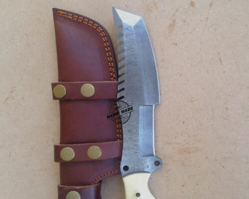 Damascus Tracker Knife