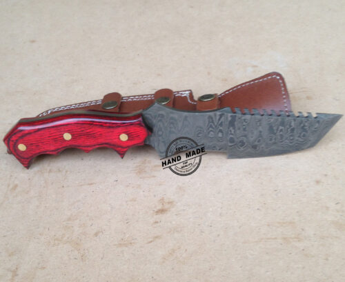 Damascus Tracker Knife