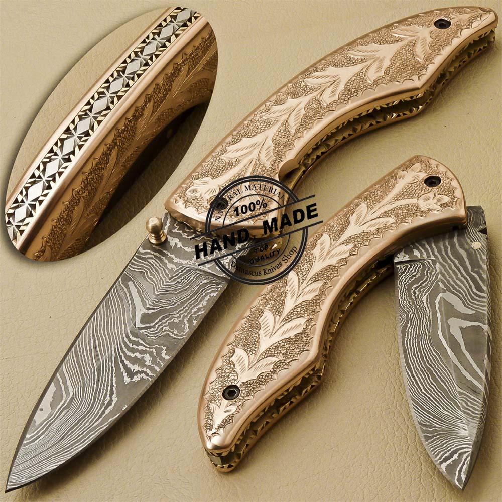 Engraving Damascus Folding