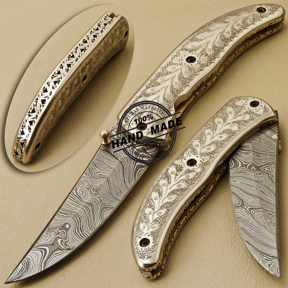 Engraving Damascus Folding