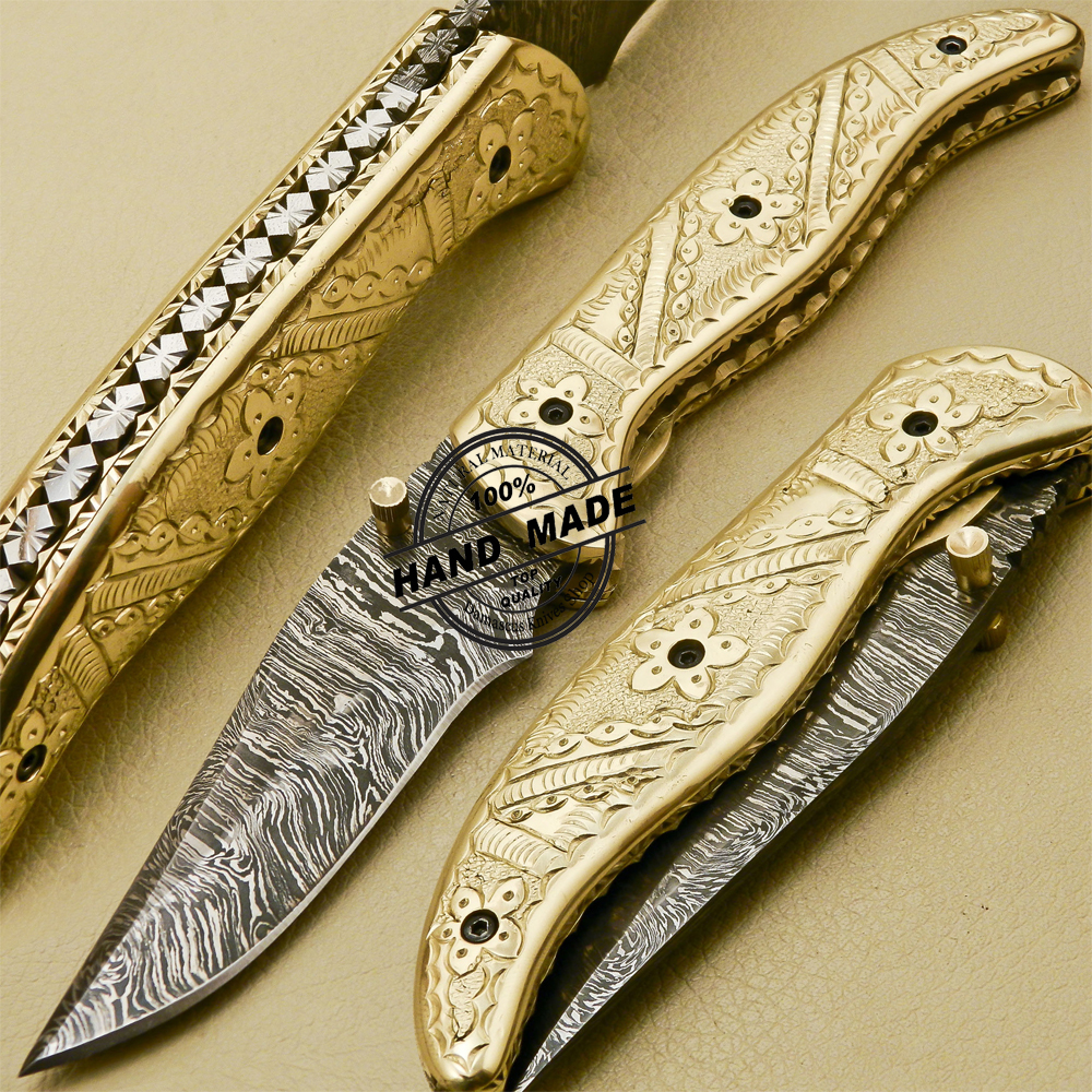 Engraving Damascus Folding