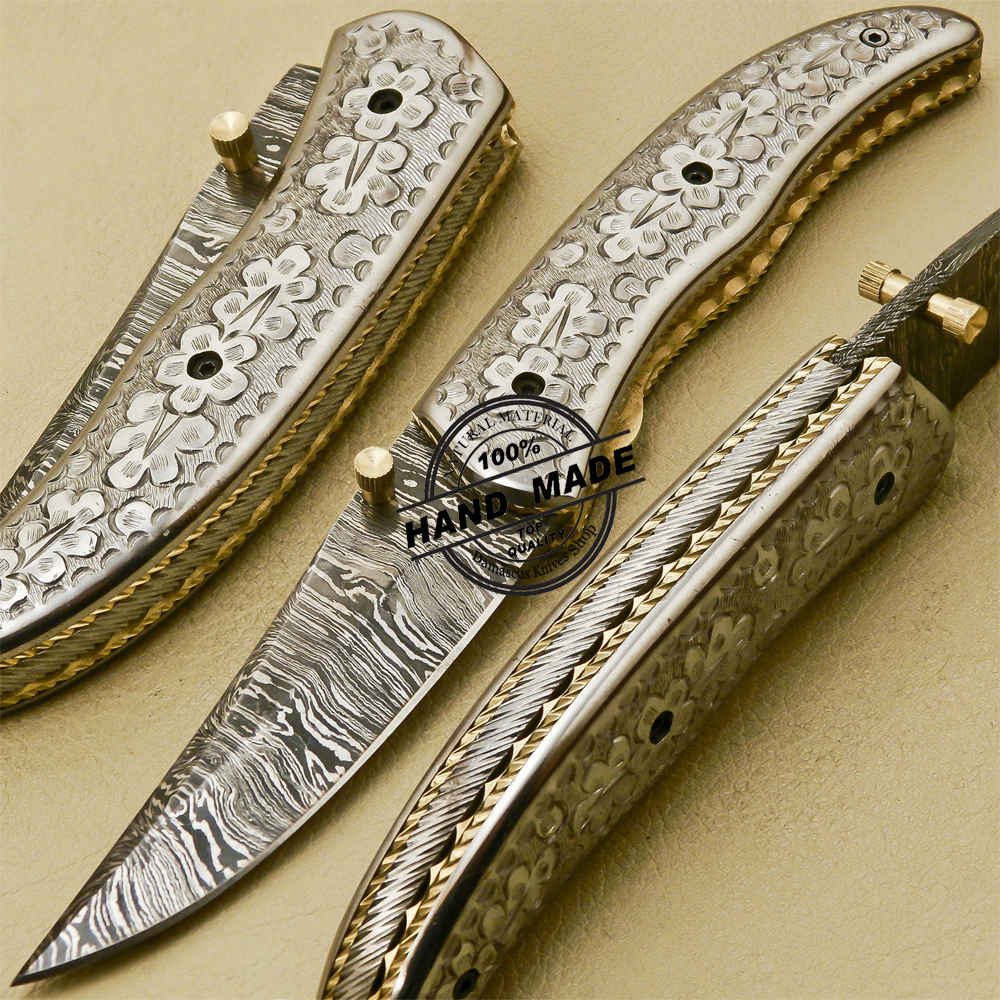 Engraving Damascus Folding