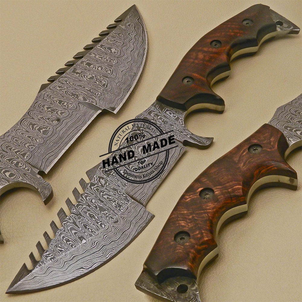 Damascus Tracker Knife