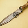 Damascus Dagger Knife Custom Handmade Damascus Steel Knife 867 - Image 3