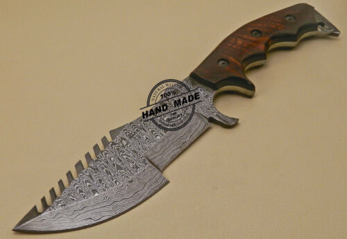 Damascus Tracker Knife