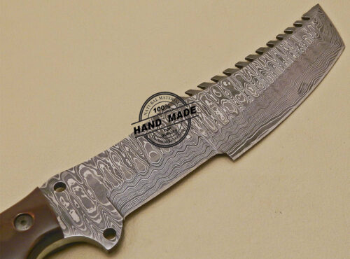 Damascus Tracker Knife Custom Handmade Damascus Knife 850 - Image 5